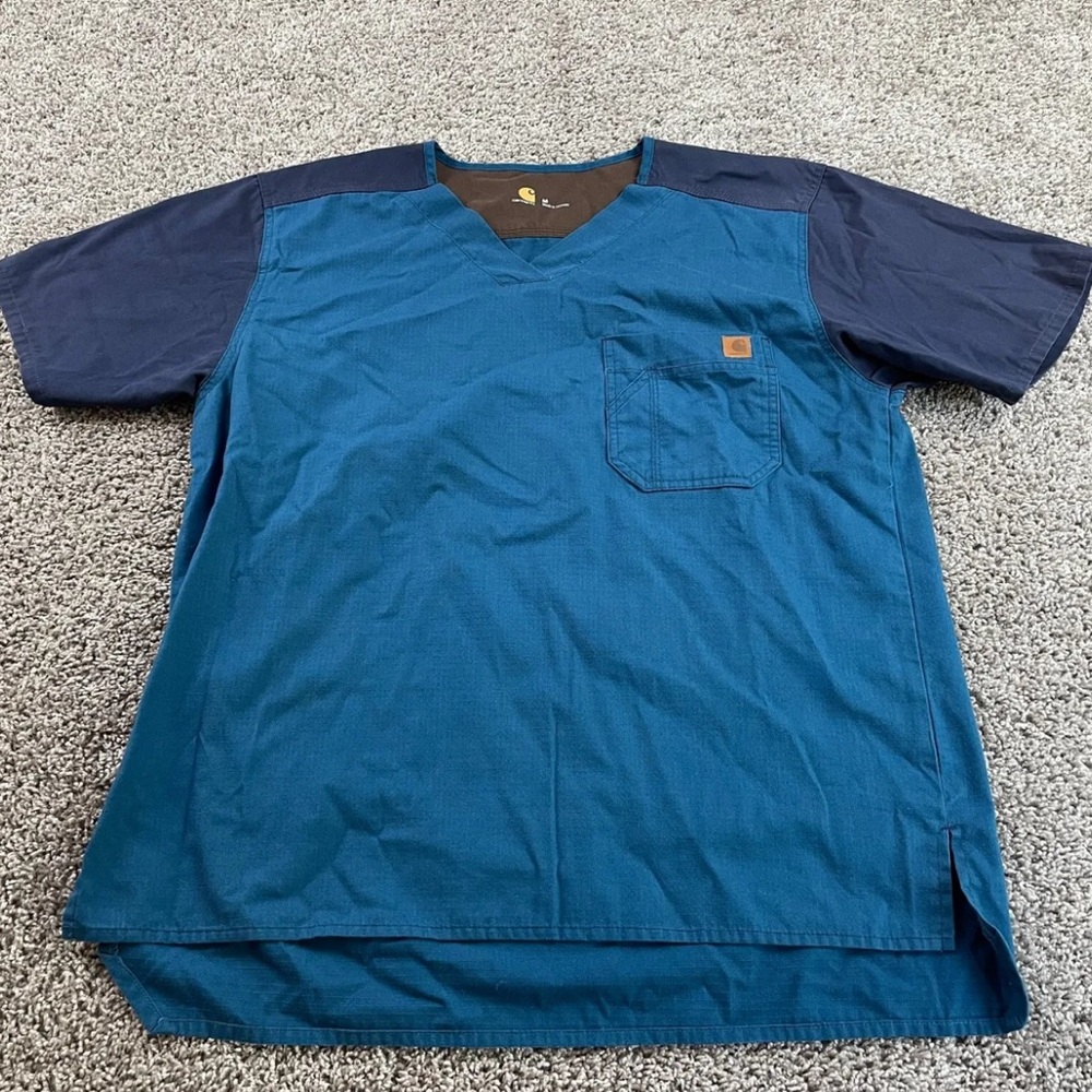 Carhartt men’s blue V beck shirt L L99-17
